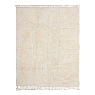 Large Hand-Knotted Wool Premium Rug by Azele Studio For Sale