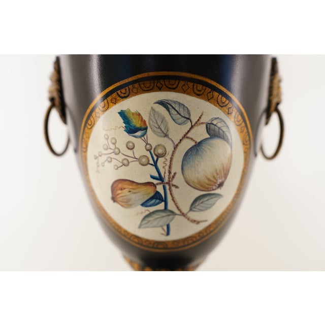 Vintage Italian Floral Urn For Sale - Image 4 of 16