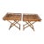 Mid 20th Century MCM Bamboo Butler Tray Tables For Sale