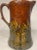 Farmhouse Rustic Farmhouse Fall Embossed Ceramic Pitcher For Sale - Image 3 of 10