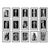 "Picasso's Sculptures" #2 Contemporary Black and White Gallery Wall of Photographs, Framed - Set of 15 For Sale - Image 10 of 11