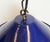 Metal Industrial Blue Enamel Factory Pendant Lamp, 1950s For Sale - Image 7 of 15