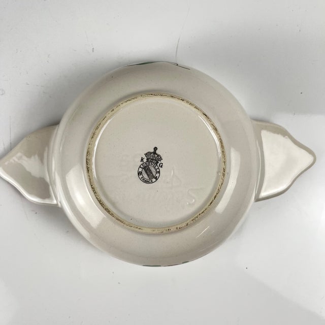 White Vintage Streetlight Bowl with Handle from KG Lunéville, 1950s For Sale - Image 8 of 10