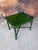 Vintage Mid Century Rattan Side Table With Deep Verdant Lacquer Finish - Newly Painted For Sale In Mobile - Image 6 of 12