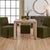 Modern Noval Square Dining Game Table For Sale - Image 3 of 6