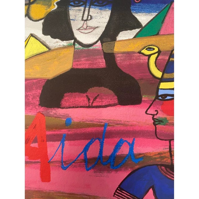 Contemporary Corneille, Aida, 2000s, Lithograph For Sale - Image 3 of 5
