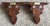 Wood Vintage Carved Wood Corbel Shelf Brackets Pair Acanthus Scroll Architectural Wall For Sale - Image 7 of 8