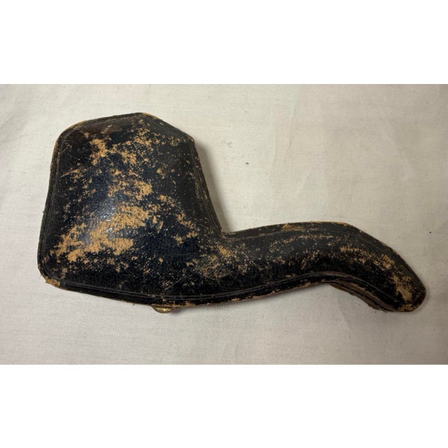 Antique 19th Century Carved Meerschaum Victorian Lady Figural Nyc Smoking Pipe For Sale - Image 17 of 17