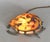 Muller frères scarab night lamp A rare French art deco night lamp in old nickel plating on bronze with a shade in mottled...