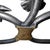 Brass Mid-20th Century Hand-Forged Wrought Iron Candelabra With Applied Cast Brass Botanical Details For Sale - Image 8 of 11