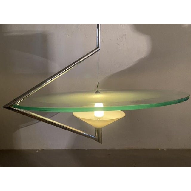 Italian Glass and Metal Kron Candlestick Olympia by Daniela Puppa for Fontana Arte, 1970s For Sale - Image 17 of 18