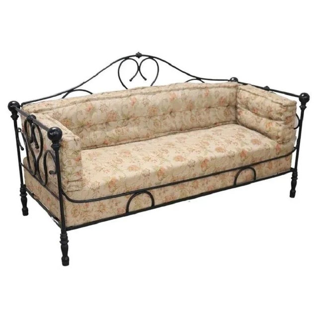 Antique Iron Sofa, Late 19th Century For Sale - Image 9 of 9