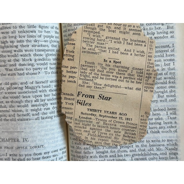 Antique Charles Dickens Classic Leather Book Set of 4 For Sale - Image 11 of 11