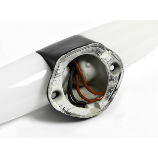 Large Mid-Century Modern Double Glass Ceramic Wall Lamp from Wilhelm Wagenfeld, 1950s For Sale - Image 10 of 13