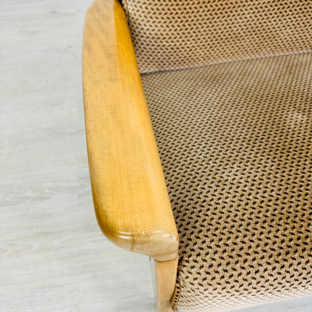 Brown Scandinavian Two-Seater Sofa, 1970s For Sale - Image 8 of 10