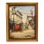 Elias Laxa Well-Listed Philippine Artist Rare 1964 Street Scene Painting For Sale