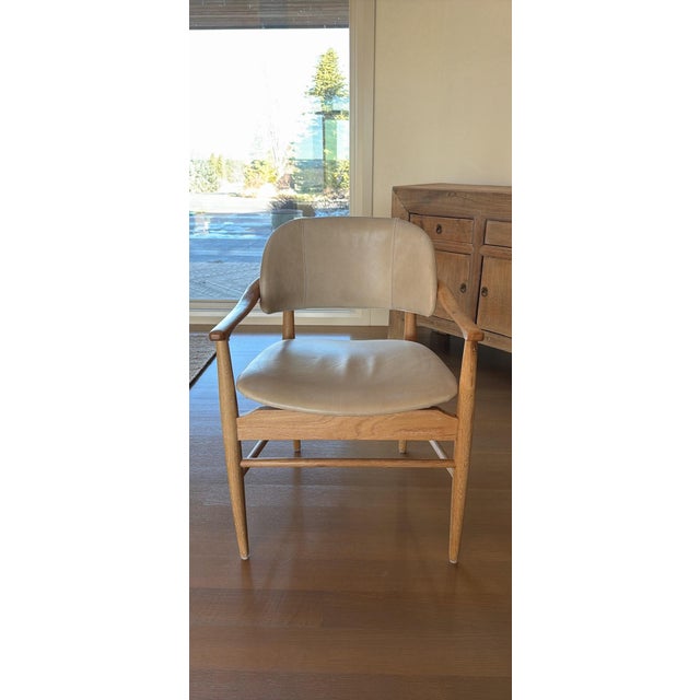 2020s Four Hands Wood Arm Chair For Sale - Image 5 of 8