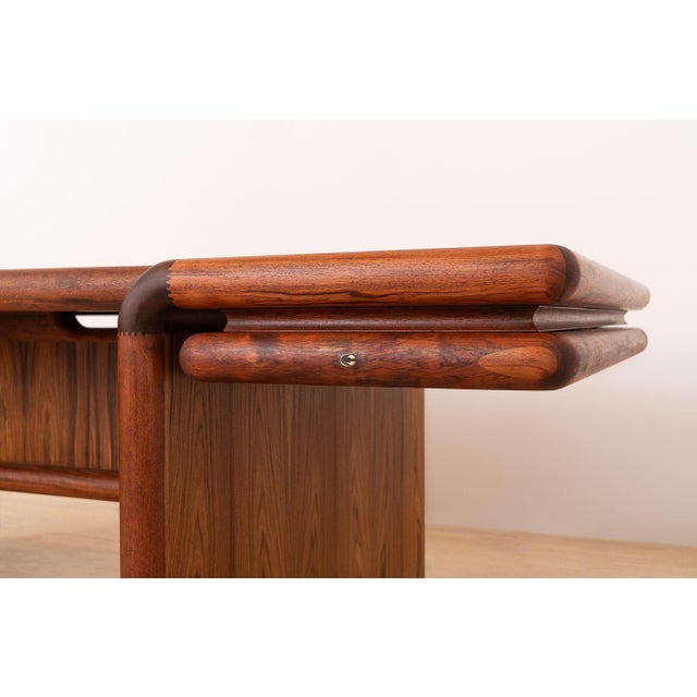 Metal Supreme Executive Desk by Henning Jensen & Torben Valeur for Dyrlund, 1970 For Sale - Image 7 of 10