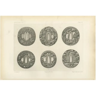 Sword Guards Heliograph, 1884, Paper For Sale