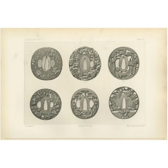 Sword Guards Heliograph, 1884, Paper For Sale