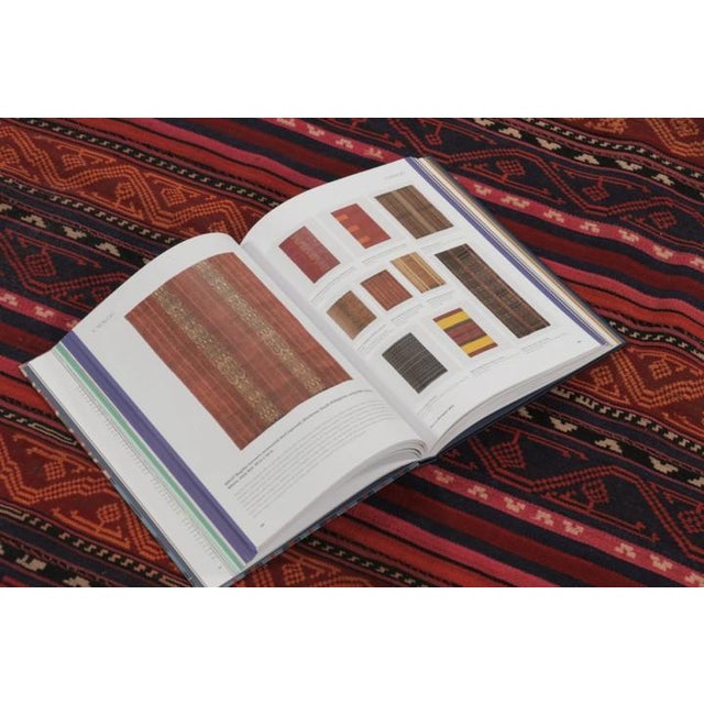 Vintage Persian Kilim in Red and Blue With Geometric Stripes - Rug & Kilim For Sale - Image 9 of 10