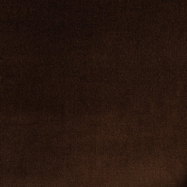 1940s 1940-1949 France Deep Espresso Brown Upholstered Wingback Armchair For Sale - Image 5 of 11