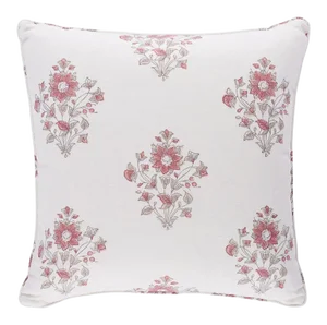 Schumacher Beatrice Bouquet 20" Pillow in Pink