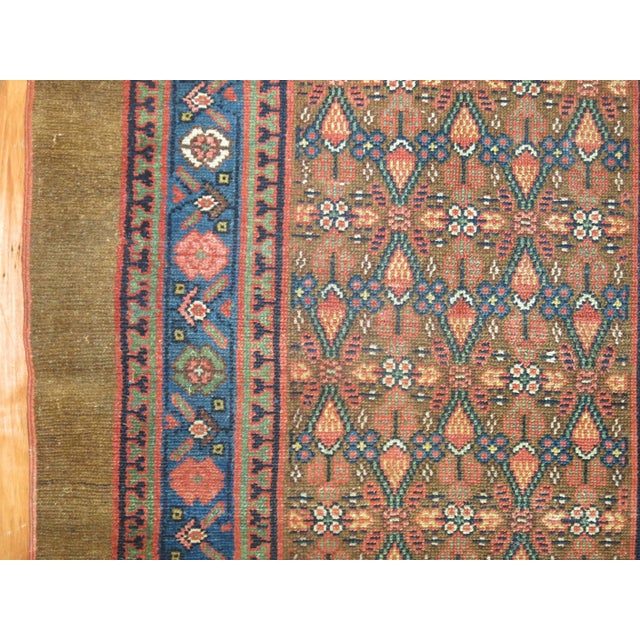 an early 20th century camel hair persian serab runner 3'4'' x 14'2'' Persian Serabs have become very popular decorative...