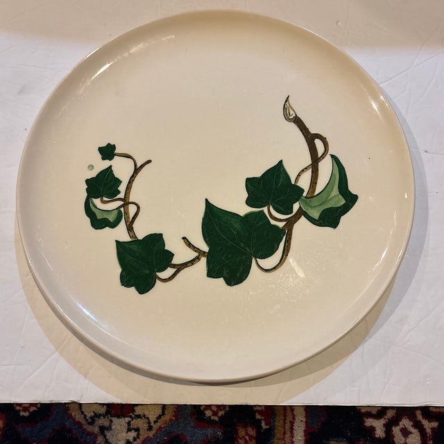 Metlox Poppytrail California Ivy Chop Plate that was on the "I Love Lucy Show". It was very popular during the 1950's and...