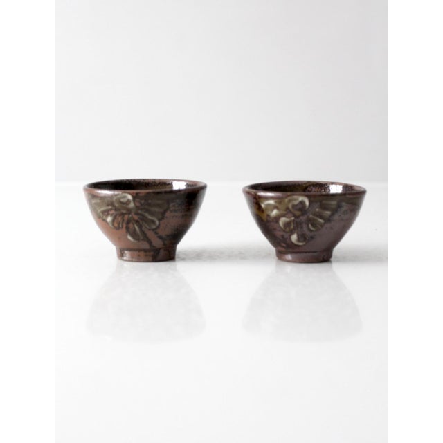 Pair of Vintage Handmade Studio Pottery Bowl For Sale - Image 10 of 10