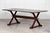 Brown English Oak X-Framed Farmhouse Refectory Table, 1970s For Sale - Image 8 of 18
