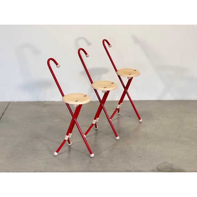 Ulisse Model Chairs by Ivan Loss for Sandrigarden, 1980s, Set of 3 For Sale - Image 13 of 13