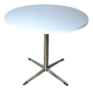Vintage Space Age Chrome Side Table, 1970s