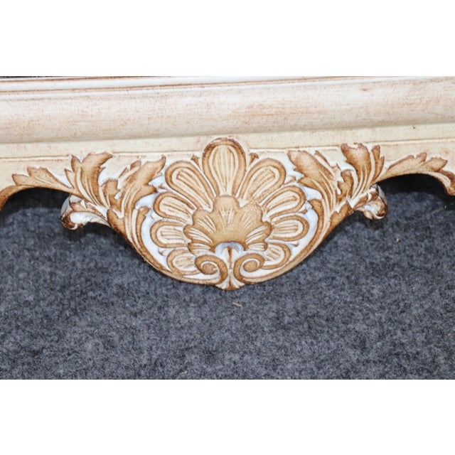Traditional Georgian Style Distressed Mirror For Sale - Image 3 of 7