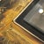1970s Bernhard Rohne for Mastercraft Acid-Etched Brass and Black Lacquered Coffee Table For Sale - Image 9 of 12