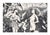 Fantastical and erotic sepia etching titled "The Visitation" by Herbert L. Fink (American, 1921-2006). Titled, signed and...