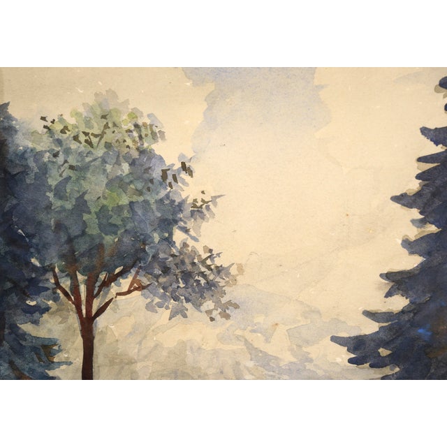 Looking Out Over the Lake, Forest Landscape by Joseph Anthony Atchison For Sale In Monterey, CA - Image 6 of 10