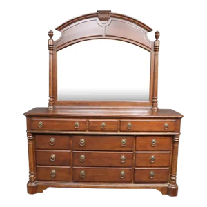 Pennsylvania House Contemporary Cherry Dresser W/Mirror