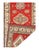 Traditional Pasargad DC Red Fine Hand Knotted Kazak Runner For Sale - Image 3 of 3
