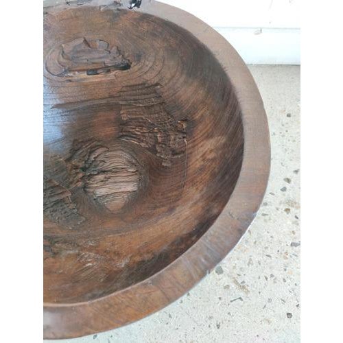 Large Vintage Teak Bowl For Sale - Image 16 of 18