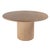 Kersten 54 In. W Round Wood Single Pedestal Base Dining Table, Light Driftwood For Sale In Chicago - Image 6 of 6
