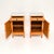 Antique Swedish Satin Birch Bedside Cabinets with Marble Tops, 1890s, Set of 2 For Sale - Image 3 of 11