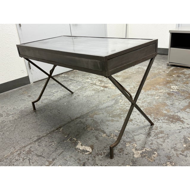 Metal Arteriors Flint Campaign Desk For Sale - Image 7 of 12