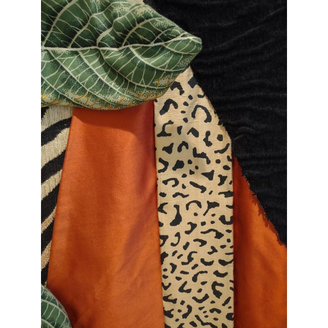 Contemporary Midnight in the Garden of Scheherazade Textile Art For Sale In Orlando - Image 6 of 12