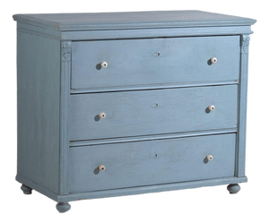 Antique Blue Chest of Drawers by Amaru