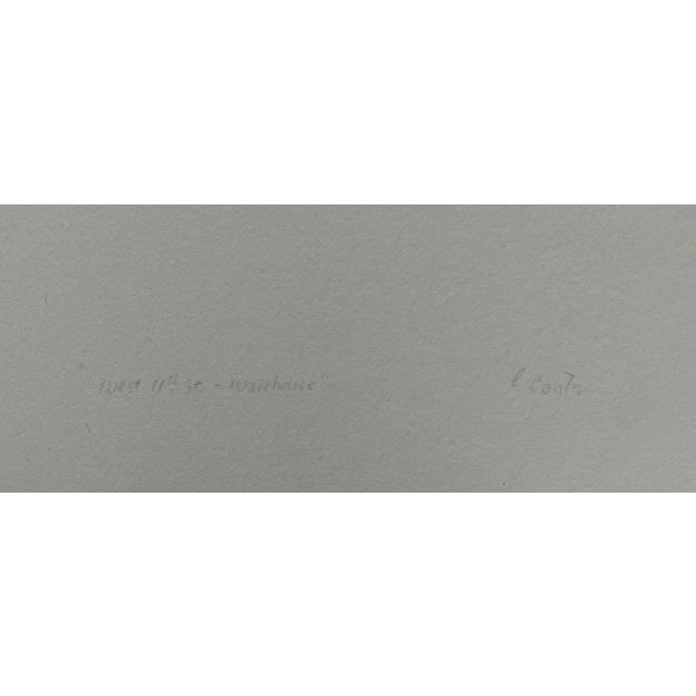 Paper Original Frederich Cantor 1974 'West 11th Street, New York' Photograph For Sale - Image 7 of 13