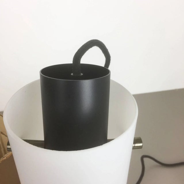 Opal Glass Hanging Tube Light from Cosack Leuchten, Germany, 1960s For Sale - Image 6 of 11