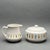 Vintage Cynthia Rowley for Fishs Eddy “Fashion People” Creamer and Sugar Bowl Set With Lid For Sale - Image 4 of 10