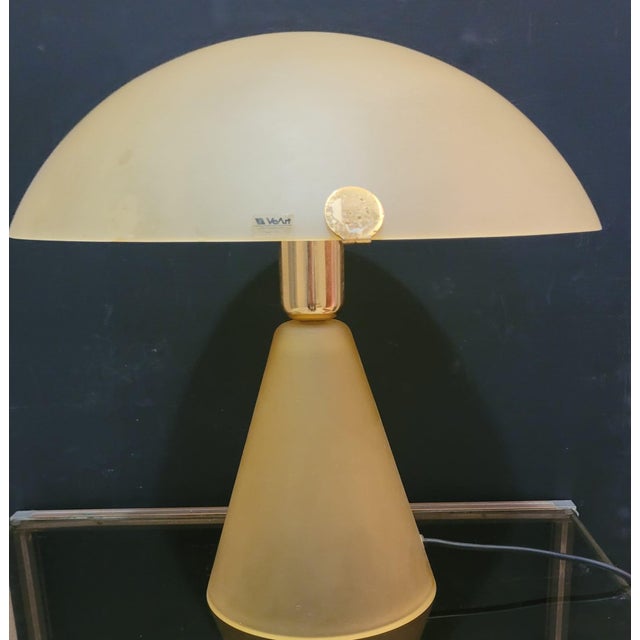 Mid-Century Modern Table Lamp in Murano Glass from Veart, 1970s For Sale - Image 3 of 14