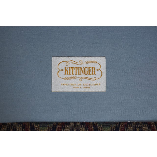 Kittinger Wa-1065 Colonial Williamsburg Mahogany Wing Chair For Sale - Image 12 of 12